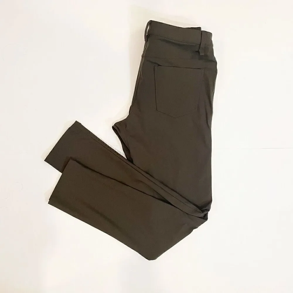 Lululemon ABC Slim Pant Size 30 Dark Olive Green $128.00